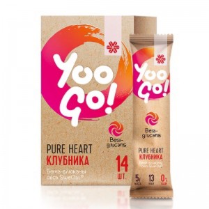 Thực phẩm bảo vệ sức khỏe YOO GO Pure Heart Drink Mix (Strawberry)